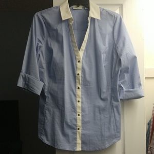 New York and Company Button Up Collared Shirt